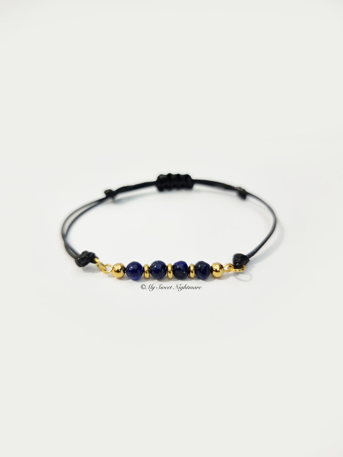 AA quality Lapis Lazuli adjustable bracelet