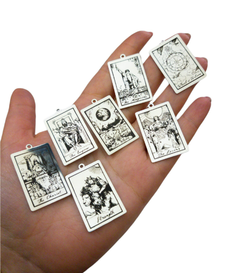Necklace with Tarot cards, Major Arcana